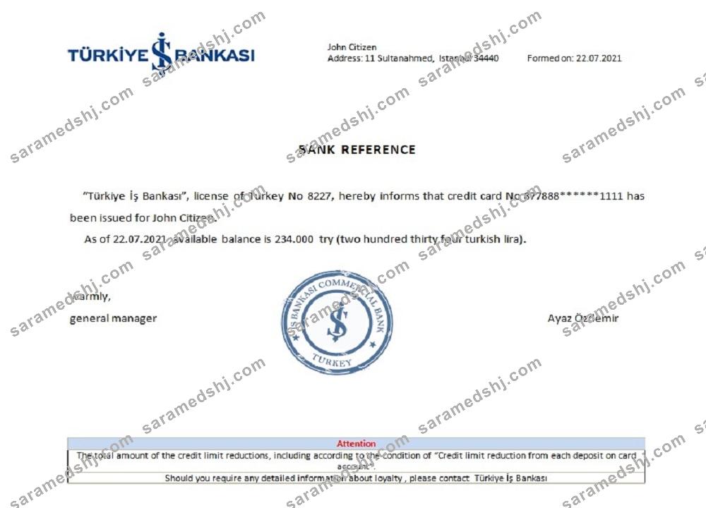 Turkey_Is Bankasi_reference